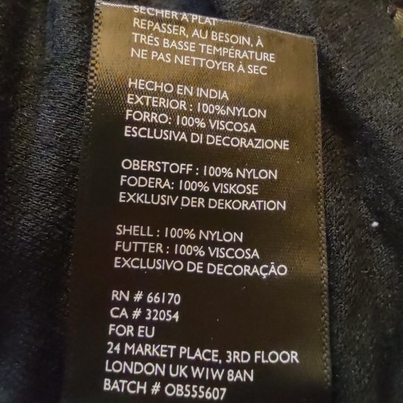 ECOTE black with tube beads and sequins woman's dressy top - Picture 7 of 7